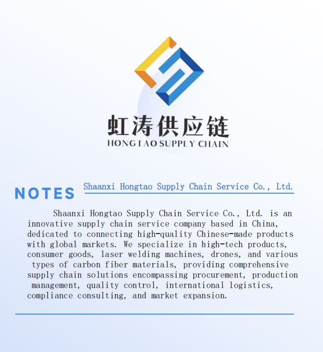 Modern industrial facility with water treatment equipment and agricultural drones, blue sky background, professional corporate setting